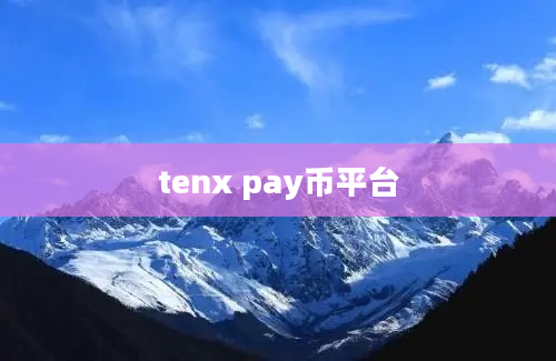 tenx pay币平台