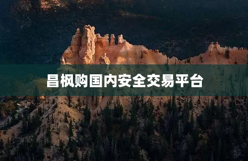 昌枫购国内安全交易平台