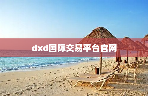 dxd国际交易平台官网