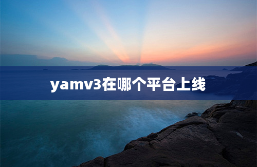 yamv3在哪个平台上线