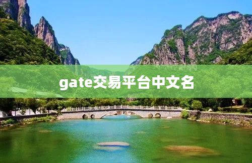 gate交易平台中文名