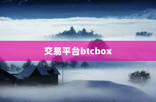 交易平台btcbox
