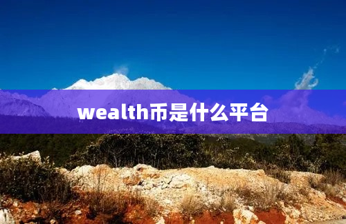 wealth币是什么平台