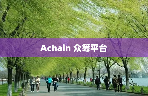 Achain 众筹平台