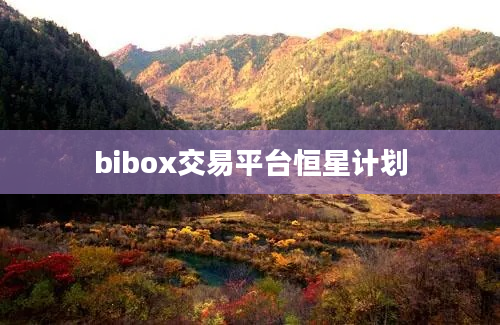 bibox交易平台恒星计划