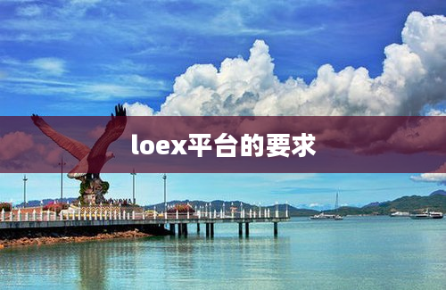 loex平台的要求