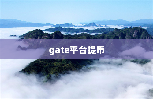 gate平台提币