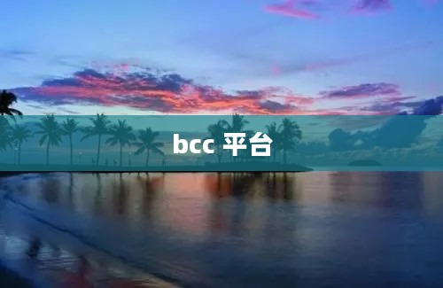 bcc 平台
