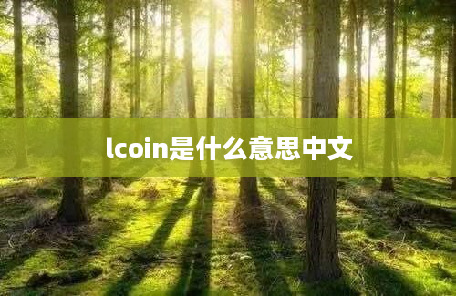 lcoin是什么意思中文