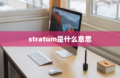 stratum是什么意思